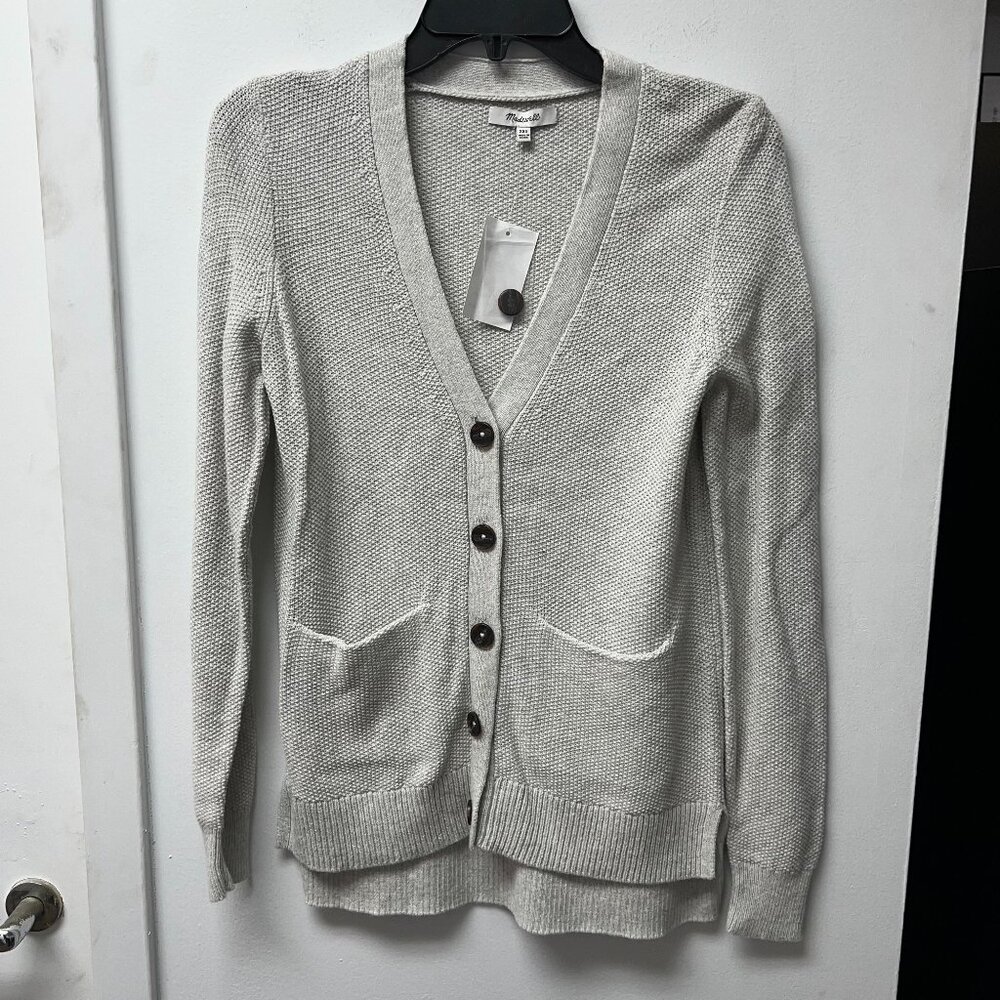 NWT Madewell Gray Cardigan